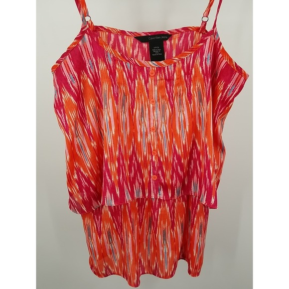 Calvin Klein Jeans Womens Small Spaghetti Strap‎ Tank Top - Picture 5 of 6